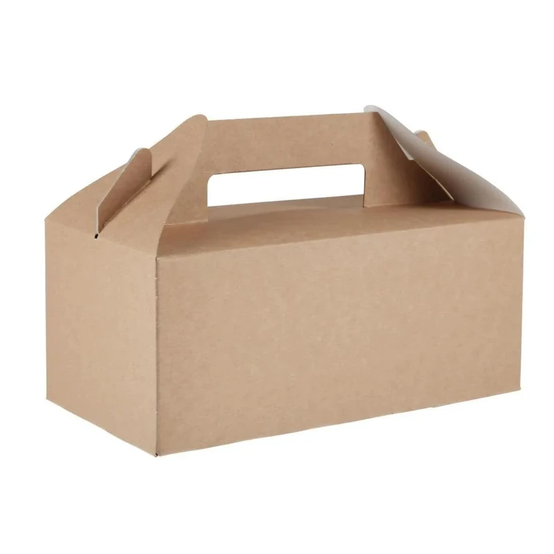 Colpac FA361 Kraft Paperboard Carry Box - Small (Pack 125)