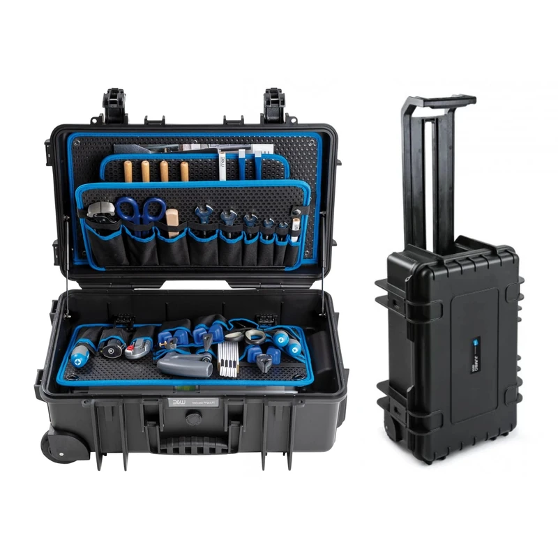 B&W JUMBO 6600 mobile tool case with tool pockets (PP case, volume 26.4 l, 50 x 28.5 x 18.5 cm inner) 117.20/P, tools not included