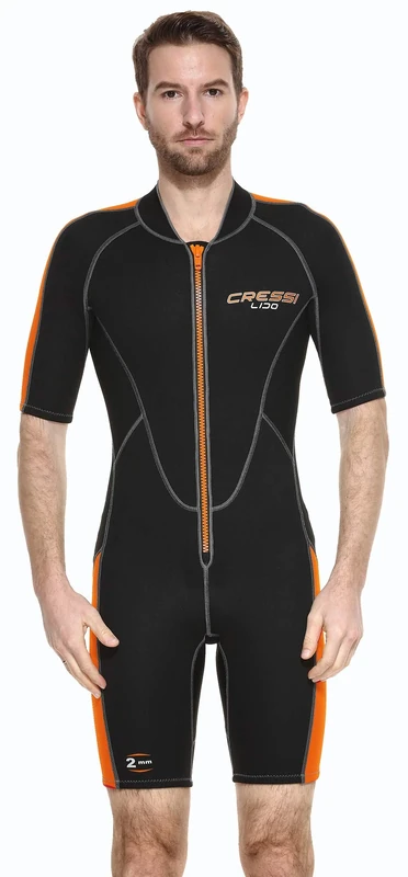 Cressi Lido Man 2mm - Premium Neoprene Wetsuit Shorty 2mm - Image 1