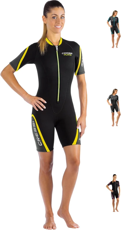Cressi Playa Lady Shorty Wetsuit 2.5mm - Women's Shorty Wetsuit Neoprene High Stretch