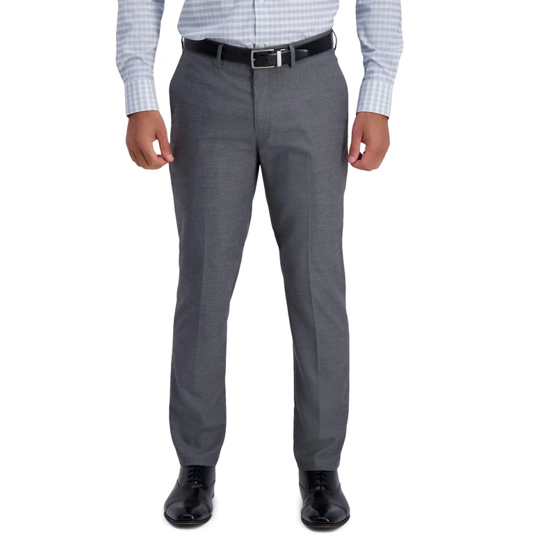 Haggar Men's PLN SBTL GRD Pant Dress, Graphite, 34W x 32L - Image 1