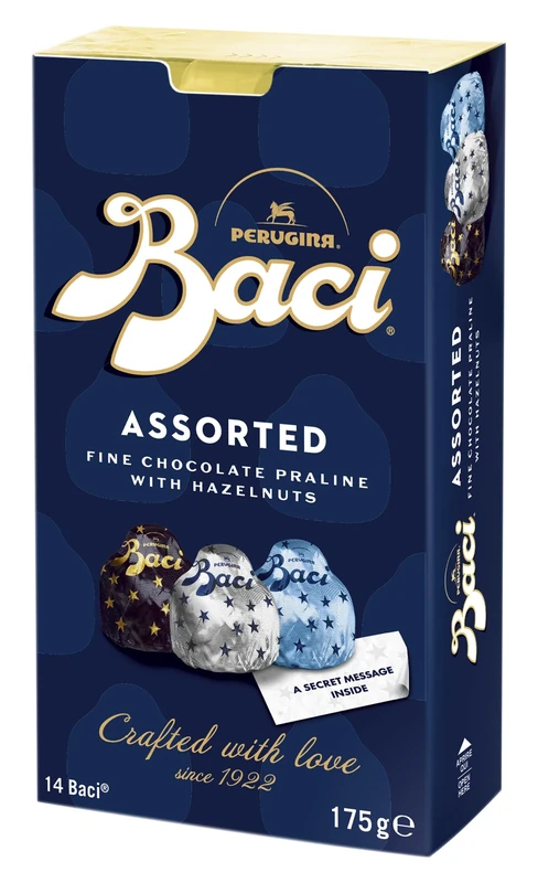 Baci Assorted Bijou, Dark & Milk Chocolate Truffle with Hazelnuts, 175 g, Packaging may vary