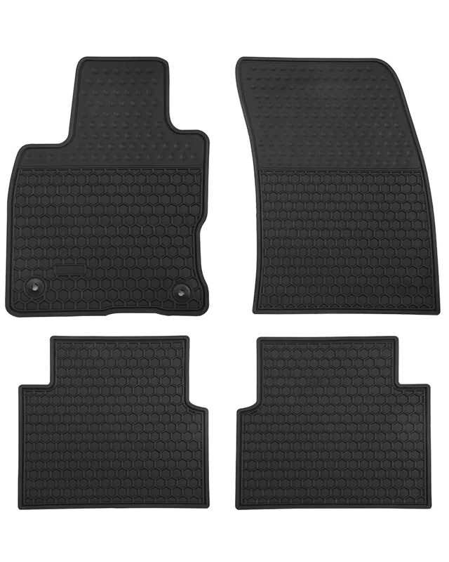 Megiteller Car Floor Mats Custom Fit for Ford Escape 2013 2014 2015 2016 2017 2018 2019 2020 2021 2022 2023 Odorless Washable Heavy Duty Rubber (All Weather) Floor Liners Set Black
