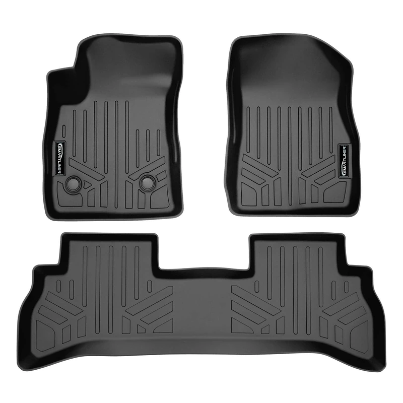 SMARTLINER - SA0511/B0511 Floor Mats 2 Row Liner Set Black for 2020-2021 Buick Encore GX (Only Fits FWD)