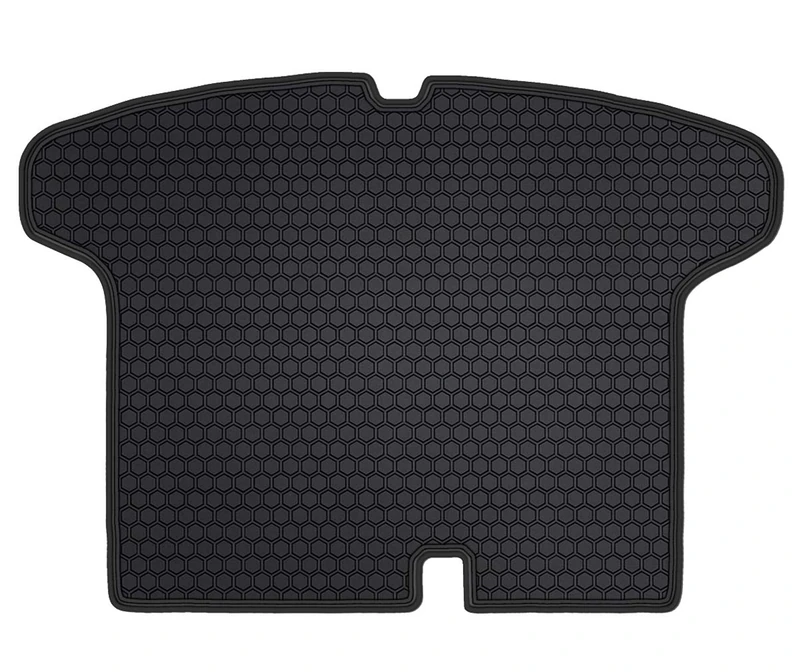 Megiteller Car Tray Trunk Rear Cargo Liner Custom Fit for Nissan Kicks 2018 2019 2020 2021 Odorless Washable Rubber Heavy Duty Anti-Slip All Weather Protection Car Trunk Cargo Mat Black