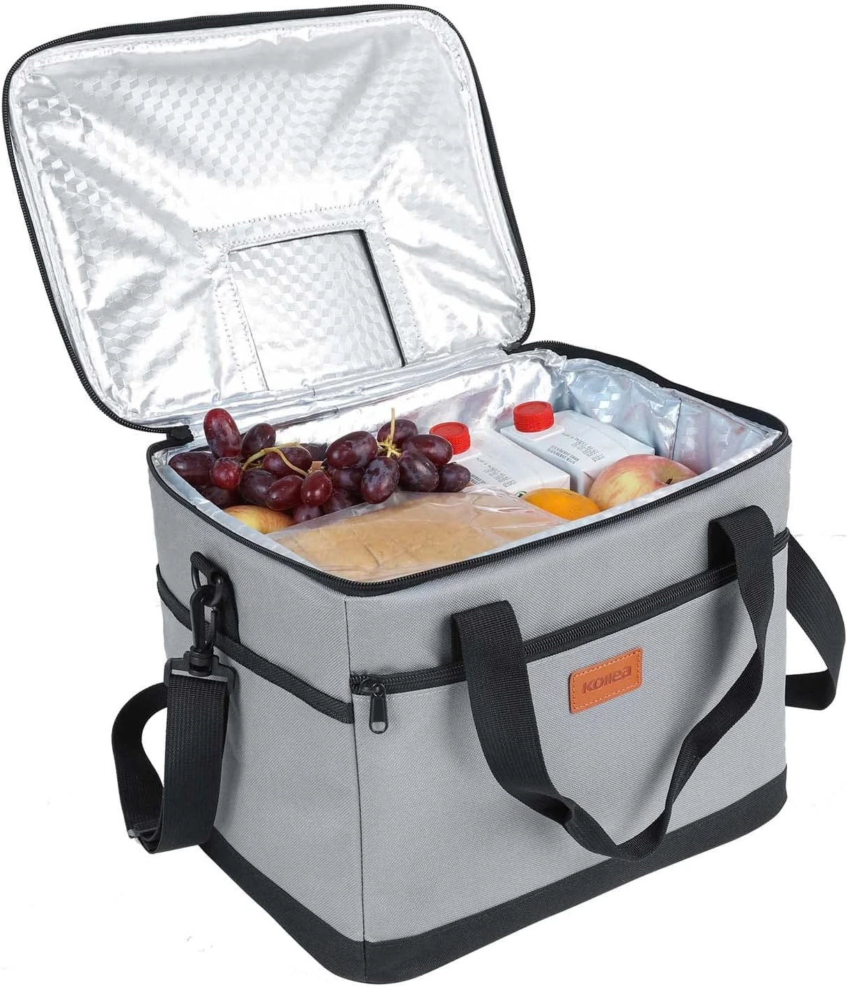 Kollea Cool Bag - 30 Litre Cool box - Insulated Cooler Bag Lunch Bag Keep Warm and Cold, Leak-Proof, With Carrying Straps, Multiple Pockets - Ideal for Travel, Camping, Picnics, BBQ