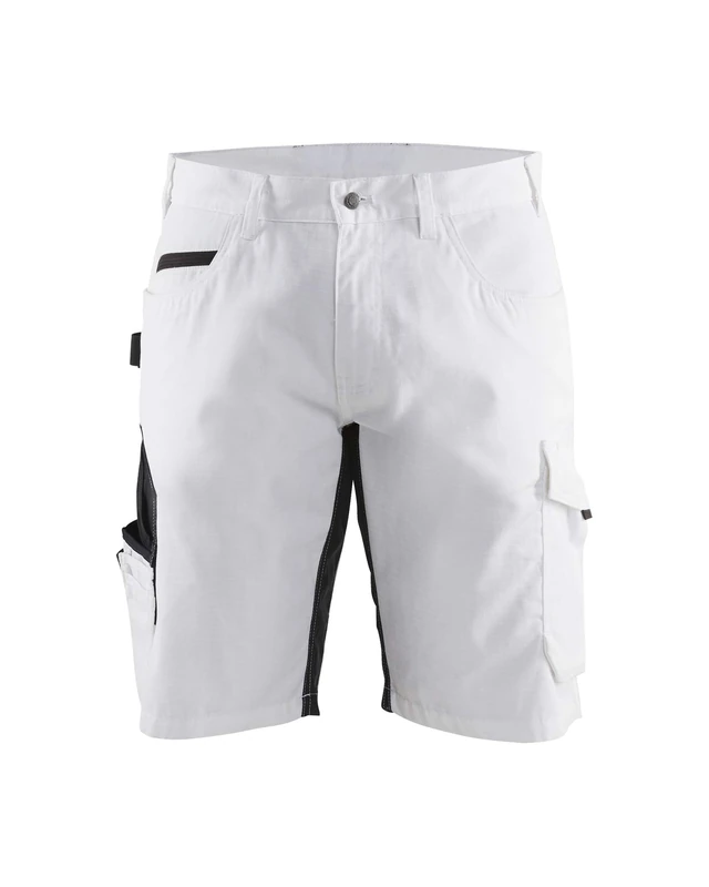BLÅKLÄDER Painter Shorts Men 30R White/Dark Grey