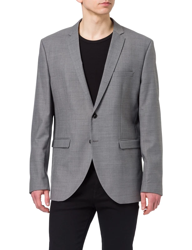 Jack & Jones Men's Jprsolaris Noos Blazer, Light Grey Mix, 42 UK