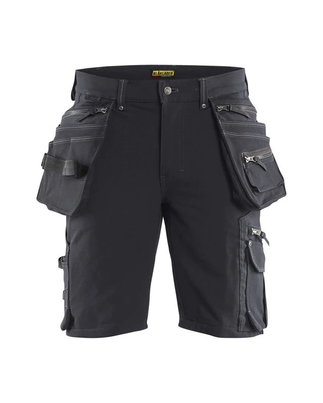 BLÅKLÄDER Craftsman Shorts Full Stretch Men 33R Dark Grey/Black