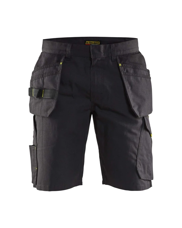 BLÅKLÄDER Service Shorts Men 32R Black/Yellow