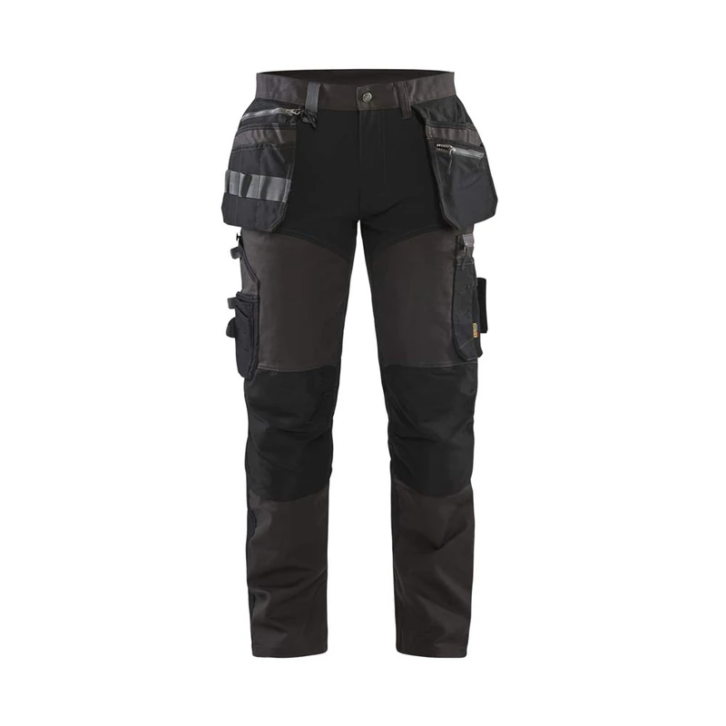 BLÅKLÄDER Craftsman Trouser Stretch Men 34L Dark Grey/Black