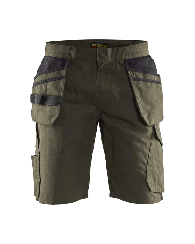 BLÅKLÄDER Service Shorts Men 33R Dark Olive Green/Black