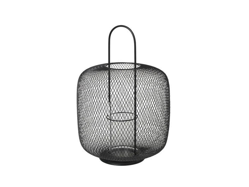 broste Copenhagen Lantern, Metal, Black, 48x33,5cm - Image 1