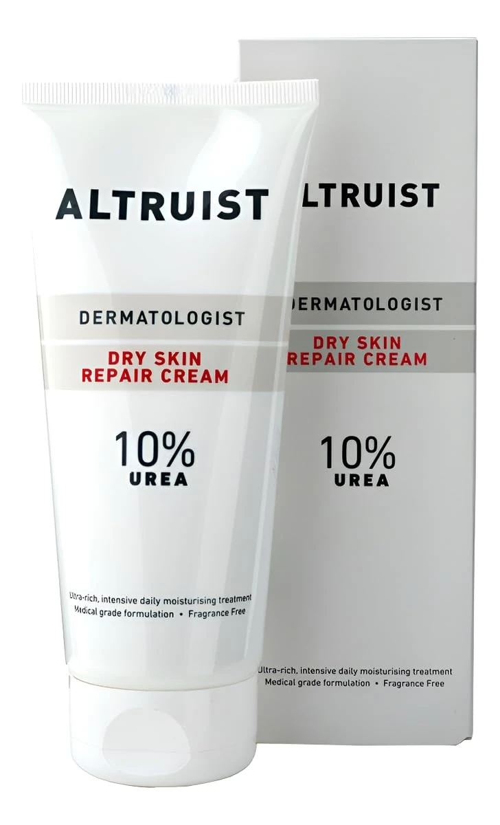 ALTRUIST. Dermatologist Dry Skin Repair Cream 10% Urea – Medical grade moisturiser with Glycerin and Urea by Dr Andrew Birnie, suitable for sensitive skin – 200 ml