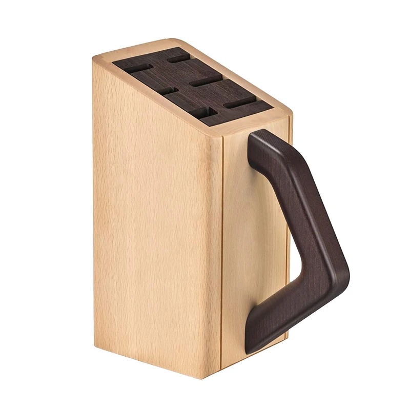 Victorinox Knife Block, Space for 6 Knives, Knife Storage, Space-Saving, Elegant Design Made of Wood