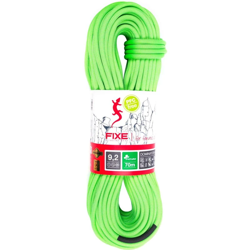 FIXE 11436060 – Dominator Rope 9.2 mm 60 m SPD Green-White