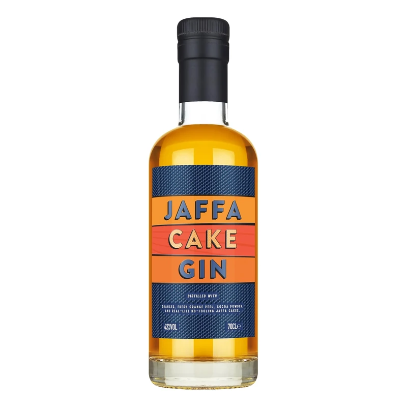 Zesty Spirits - Jaffa Cake Gin, 70cl - 42 Percent ABV, Flavoured Gin with Orange Peel and Cocoa for the Ultimate G&T - Chocolate Orange Gin Blended and Bottled in the UK