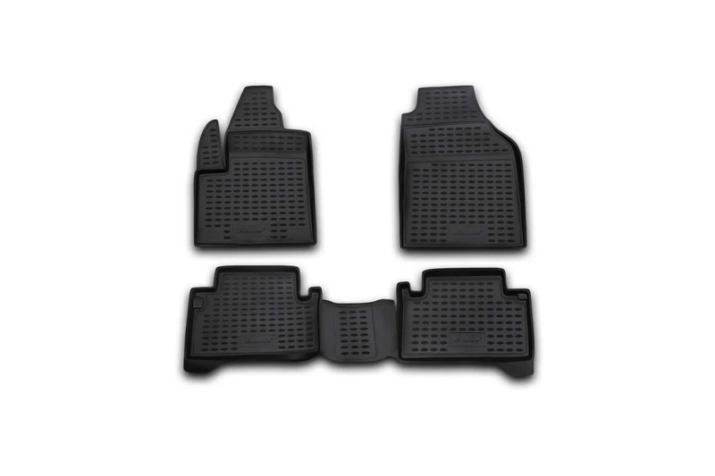 Element EXP.1571892 Custom-Fit Premium Anti-Slip Rubber Floor Mats Ford Transit Year 02-20 Black