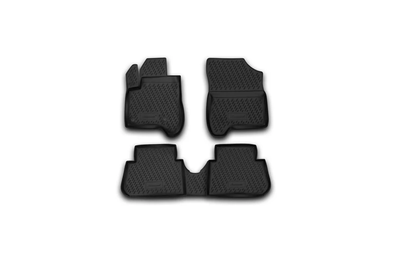 Element EXP.CARCRN00027 Fitted Premium Non-Slip Rubber Floor Mats Citroen C3 Picasso Year 09-20 Black
