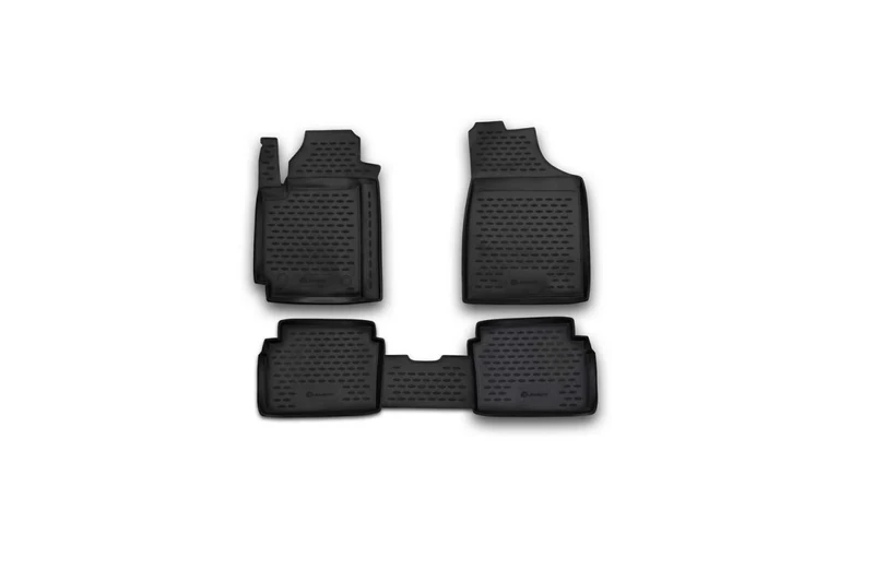 Element EXP.NLC.20.27.210k Premium Non-Slip Rubber Car Mats Hyundai i10 Year 07-14 Black