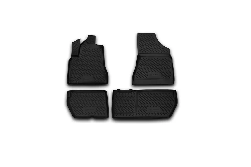Element EXP.CARCRN0001 Fitted Premium Non-Slip Rubber Floor Mats for Citroen Berlingo Year 08-20 Black