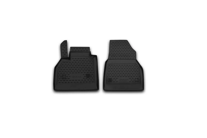 Element EXP.NLC.41.24.210kf Premium Non-Slip Rubber Floor Mats for Dacia Kangoo VIP Year 08-20 Black