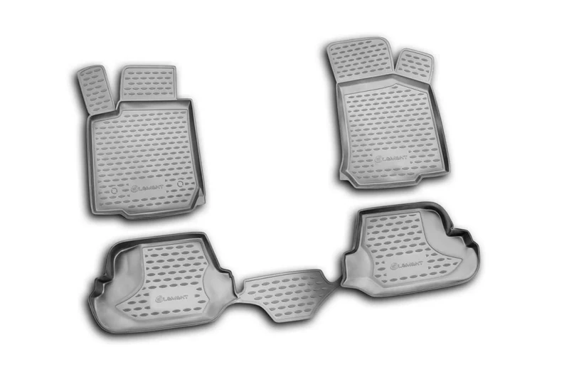 Element EXP.NLC.45.09.210k Premium Non-Slip Rubber Car Floor Mats for Skoda Octavia, Year of Manufacture: 96-20, Black