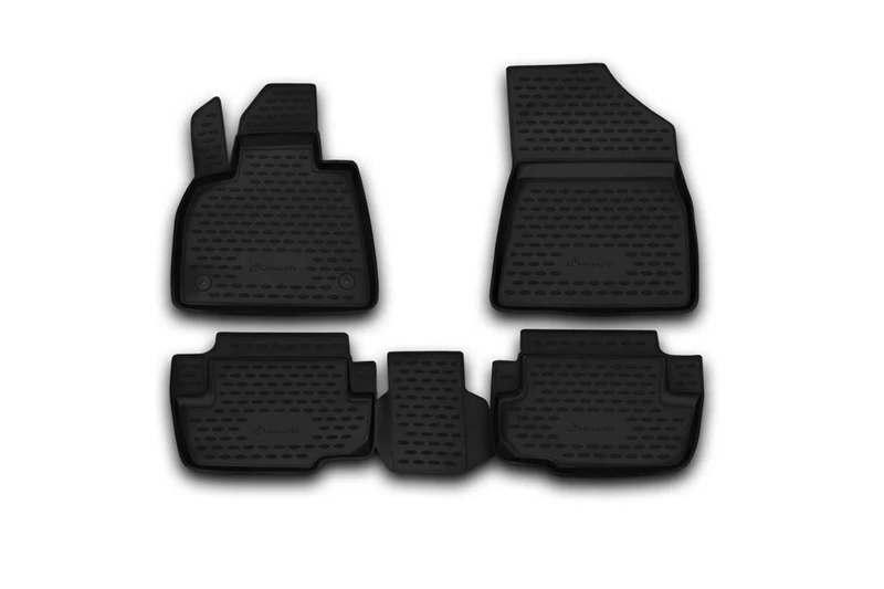 Element EXP.NLC.10.27.210kh Premium Anti-Slip Rubber Floor Mats for Citroen DS5 Year 11-20 Black