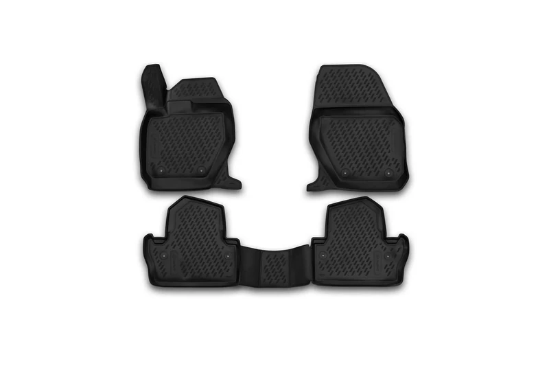 Element EXP.CARVOL0001 Premium Non-Slip Rubber Floor Mats Volvo S60 Year 13-20 Black