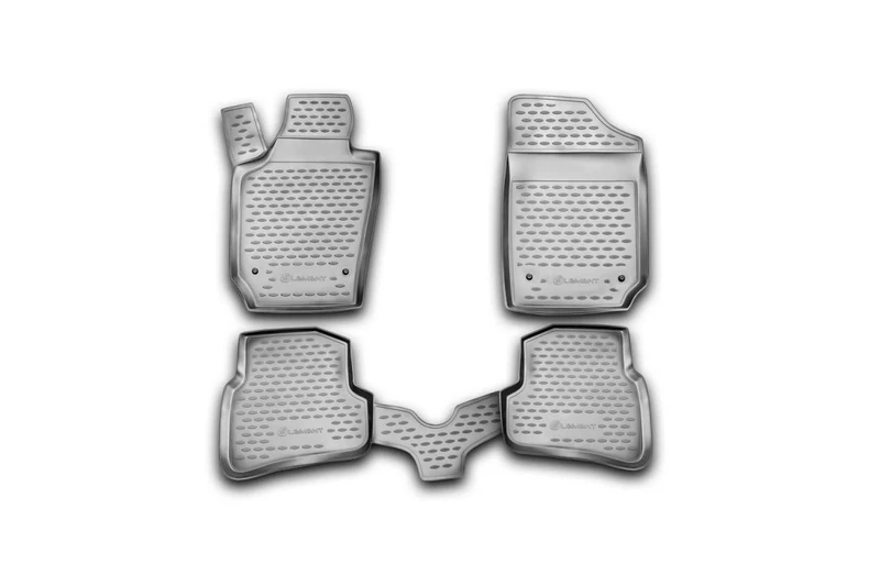 Element EXP.NLC.44.03.210 Custom-Fit Premium Anti-Slip Rubber Floor Mats Seat Ibiza Year 08-20 Black