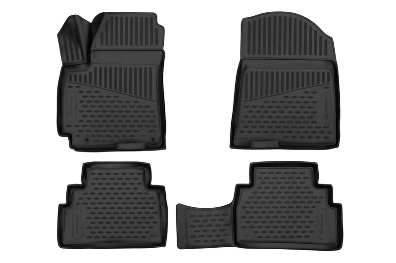 Element EXP.ELEMENT3D02279210 Premium Non-Slip Rubber Floor Mats Kia Soul Year 19-20 Black