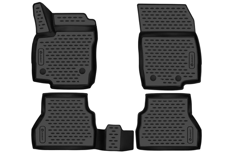 Element EXP.NLC.3D.16.64.210k Premium Anti-Slip Rubber Floor Mats Ford B-MAX Year 14-20 Black