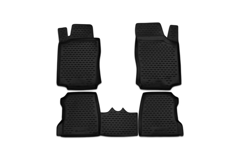 Element EXP.NLC.37.20.210 Premium Anti-Slip Rubber Car Mats for Opel Combo Year 01-20 Black