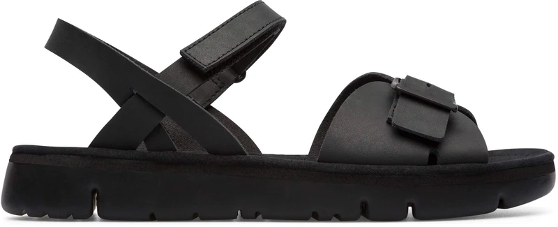 Camper Women's Oruga Sandal K200631 2-Strap, Black 009, 7 UK