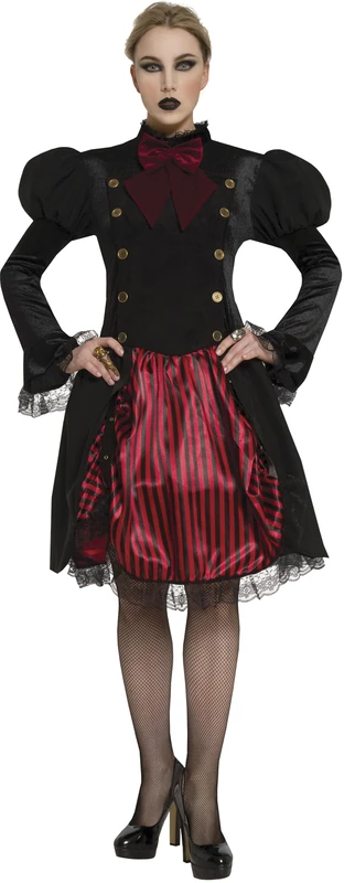 FIESTAS GUIRCA Gothic Halloween Fancy Dress Costume Lady Size 10-12