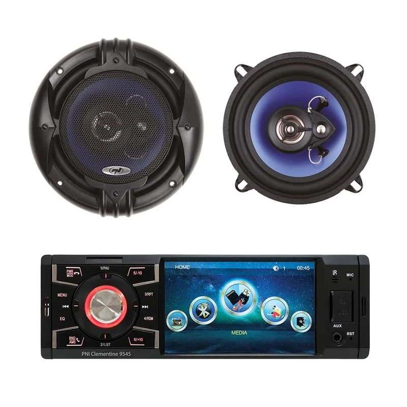 Package MP5 car player PNI Clementine 9545 + Coaxial car speakers PNI HiFi500, 100W, 12.7 cm, PNI-AK008