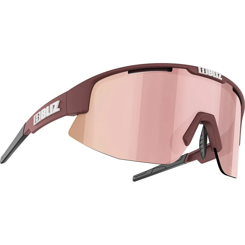Bliz Women's Matrix Small Sunglasses, Matt Burgundy/Brown W Rose Mul, One Size - Image 1