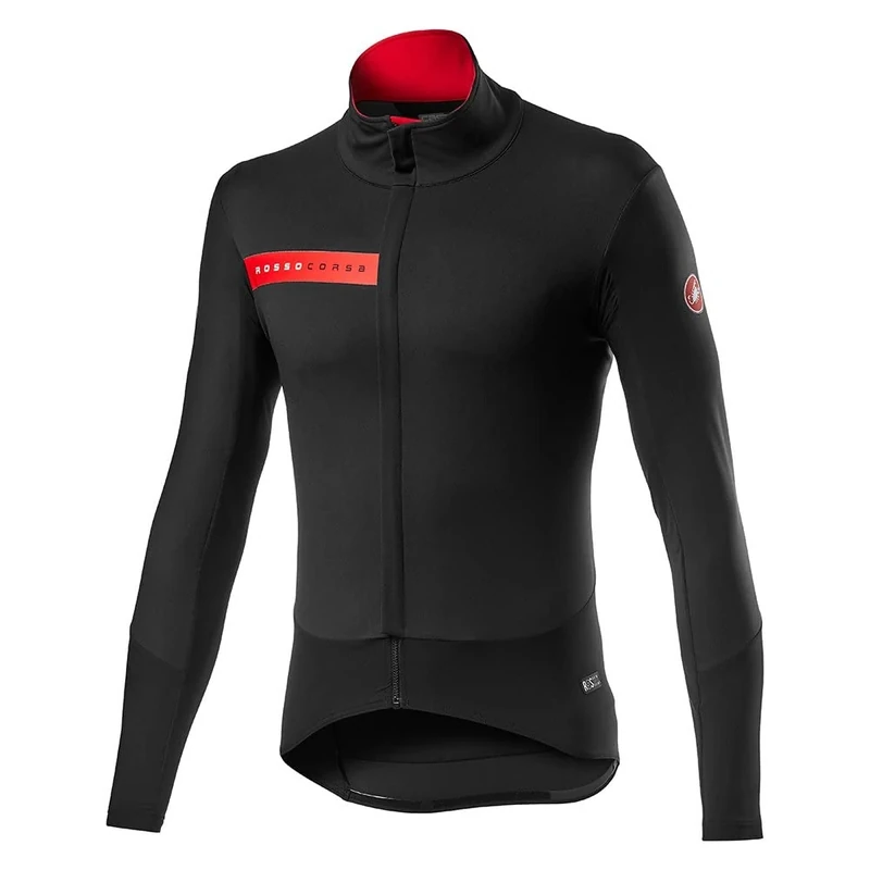CASTELLI 4520505-085 BETA RoS JACKET Jacket Men's LIGHT BLACK/RED Size S