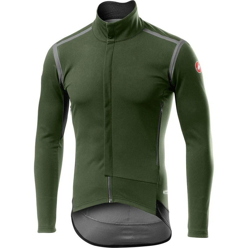 CASTELLI - Perfect ROS Long Sleeve, Men's Sports Jacket, Mens, Sports Jacket, 4519500, Military Green, S
