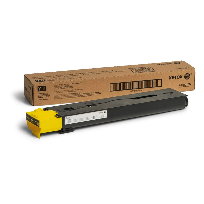 Xerox Original Fluorescent Yellow Toner Cartridge for PrimeLink C9065V_F, C9065V_FO, C9070V_F, C9070V_FO - Image 1