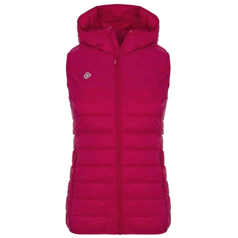Izas Garda Women's Feather Vest, womens, Down Vest, 8434076448701, Raspberry/Raspberry, M