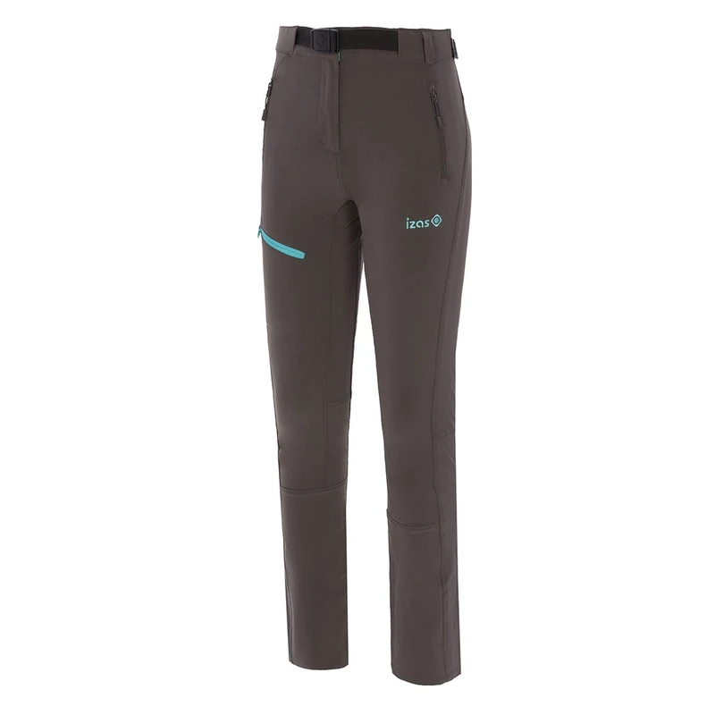 Izas Helga Trekking Trousers, Women, womens, 8434076618999, Dark Grey/turquoise, 2XL
