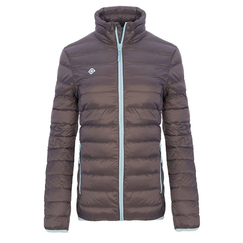 Izas Greece Feather Jackets, Women, womens, 8434076447353, Dark Grey/Sky Blue, S