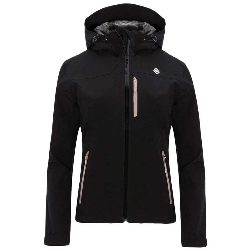 Izas Dahlia Women's Waterproof Jacket, womens, 8434076620350, black/black, S