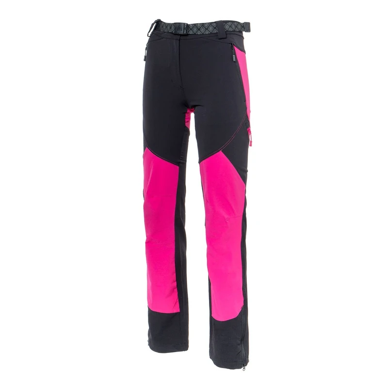 Izas Brenda Trekking Trousers, Women, womens, 8434076624426, Black/Fuchsia, 2XL