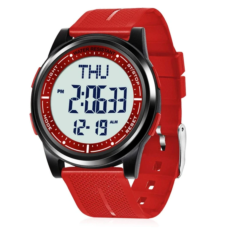 WIFORT Digital Sports Watch - 5ATM Waterproof Wrist Watch