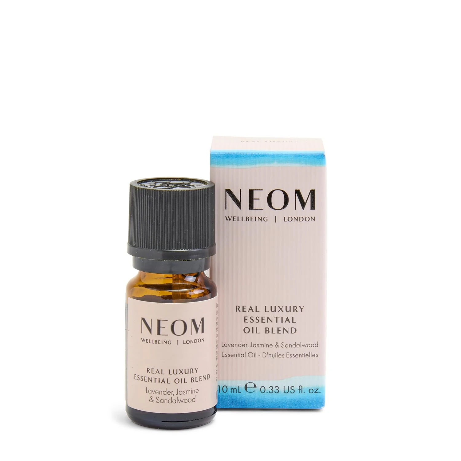 NEOM Real Luxury Essential Oil Blend I 19 of The purest Essential Oils Including Lavender, Jasmine and Sandalwood I Expertly Blended I Feeling of Calm