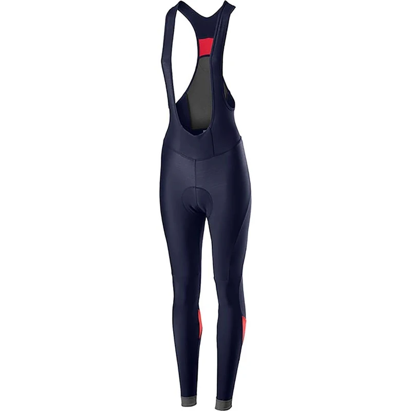 CASTELLI Quick Bibtight Women's Cycling Shorts, womens, 4519544, Savile Blue Brilliant Pink, S