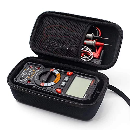 KAIWEETS Multimeter Case for KAIWEETS HT118A/Fluke/AstroAI/Tacklife multimeter, Case ONLY, Digital Multimeters and test leads are not included, 7.9x4.2x3.2 inches, 20x10.6x8.2cm - Image 1