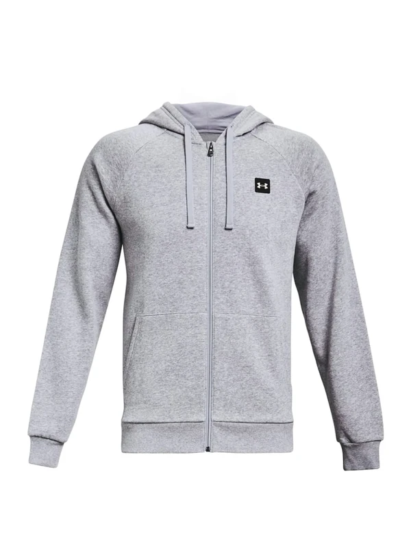 Under Armour Men's UA Rival Fleece FZ Hoodie, Cotton-Blend Fleece Zip Up Hoodie, Soft-Brushed Men's Fleece Hoodie with Full Zip